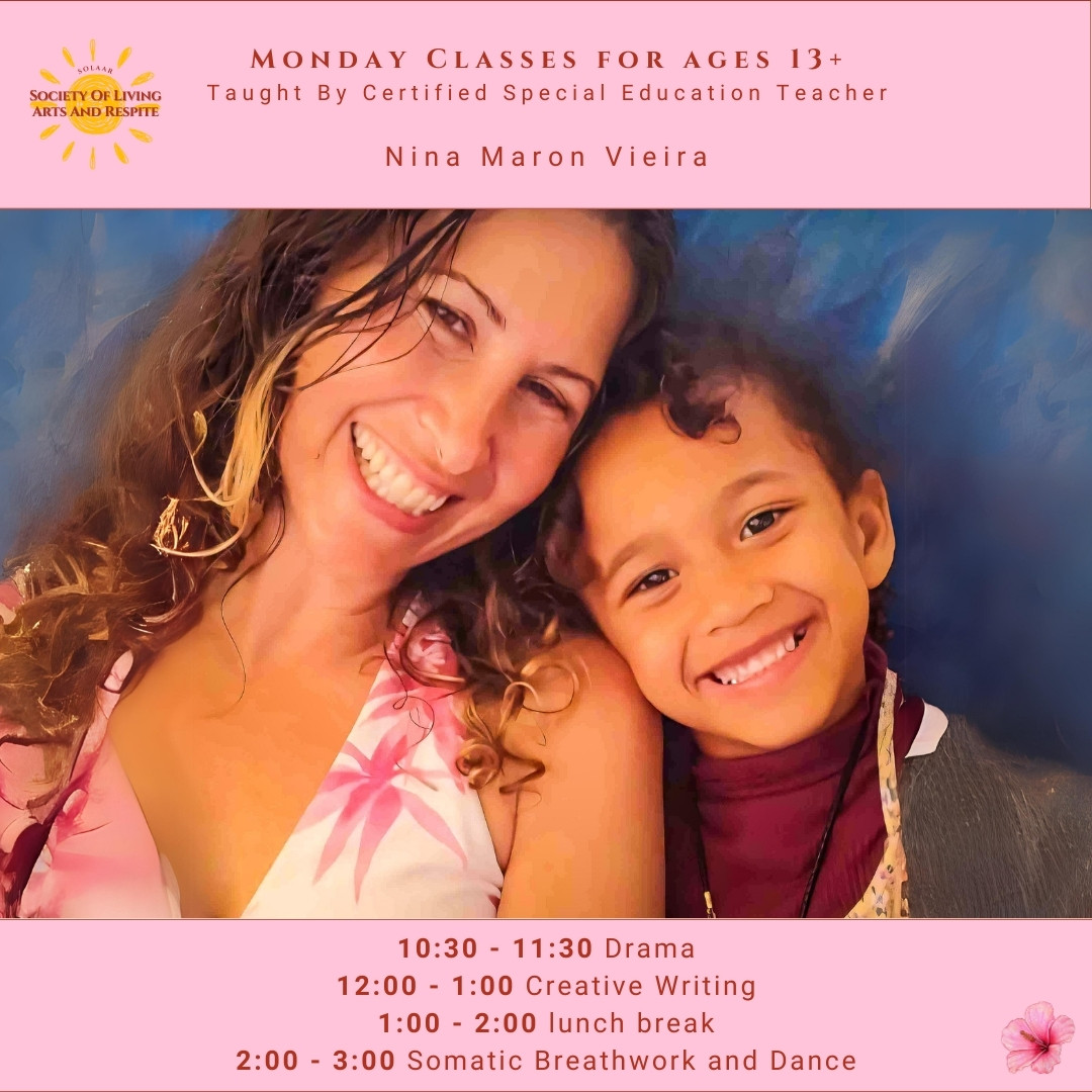 Monday's Classes For Ages 13 +